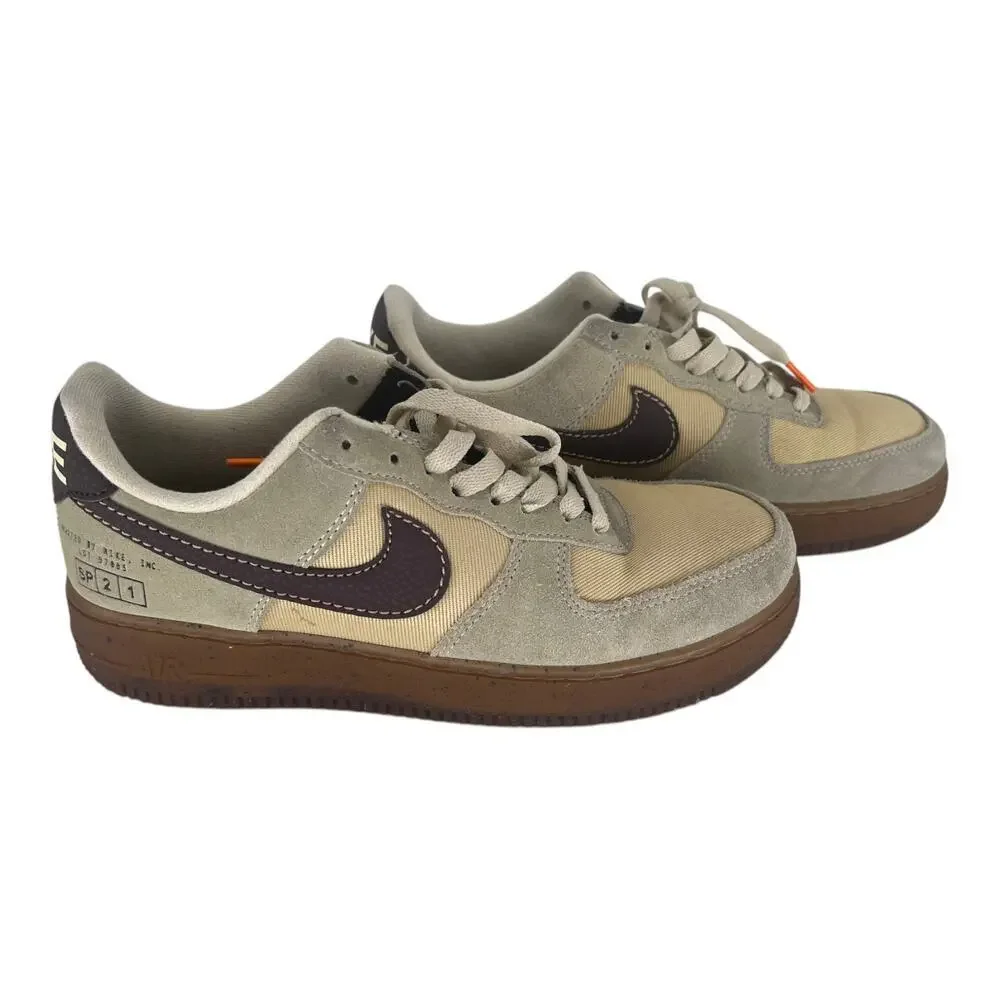 Nike Air Force 1 Low '07 LV8 Beige Brown Gum DD5227-234 Men's Size 7